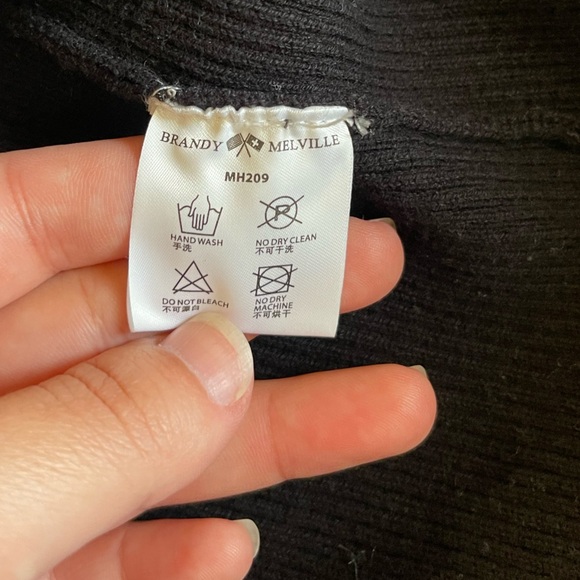 Brandy Melville Double Zip Hoodie Size OS - Picture 7 of 7